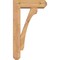 Ekena Millwork Legacy Craftsman Smooth Bracket w/ Offset Brace, Western Red Cedar, 5 1/2"W x 16"D x 28"H BKT0604X16X28LEC04SWR - alternate 3